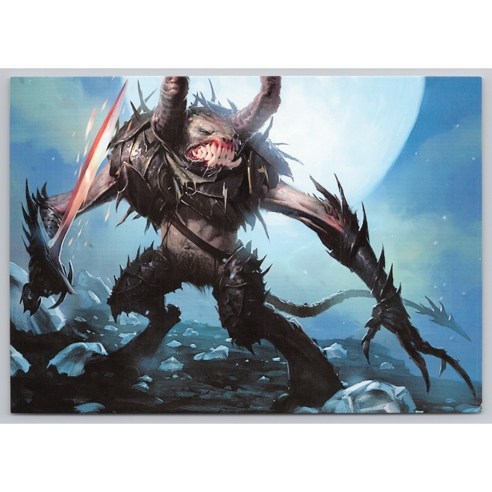 Magic the Gathering POSTCARD Art to Send or Frame Harvester of Souls Maniak 2012